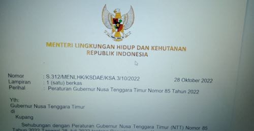 surat menteri 1