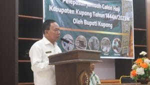 Bupati Kupang Korinus Masneno (Foto Prokompim Kabupaten Kupang).