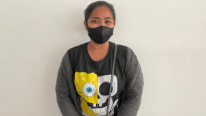 Luisa Yakoba Taneo, peserta Jaminan Nasional Kesehatan (JKN)