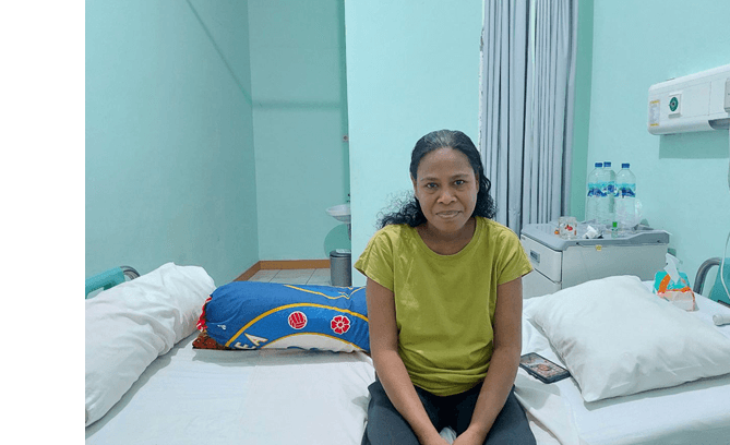 Peserta Program JKN Maria Arkiang.