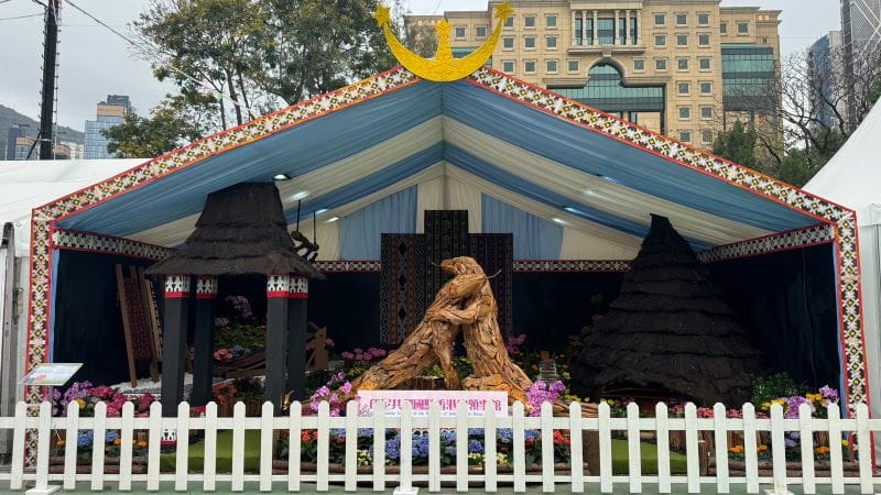 LAB 1 Booth NTT di Hong Kong Flower Show 2024 (Foto: KJRI Hong Kong)