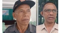 Sekretaris Komda Lansia Kota Kupang, Gabriel Kahan (kiri) dan Kepala Seksi Pemberdayaan Keluarga Sejahtra Dinas Pengendalian Kependuduk dan Keluarga Berencana Bosti Muni (kanan) FOTO/MEDIASI NTT.COM/BENY