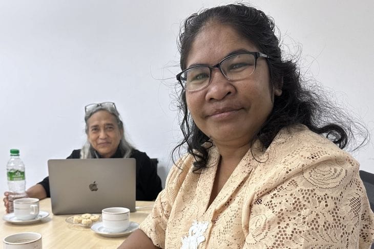 PEKE Mantan pekerja migran asal Kupang, Nusa Tenggara Timur (NTT), Mariance Kabu (43). Foto/HO-ant