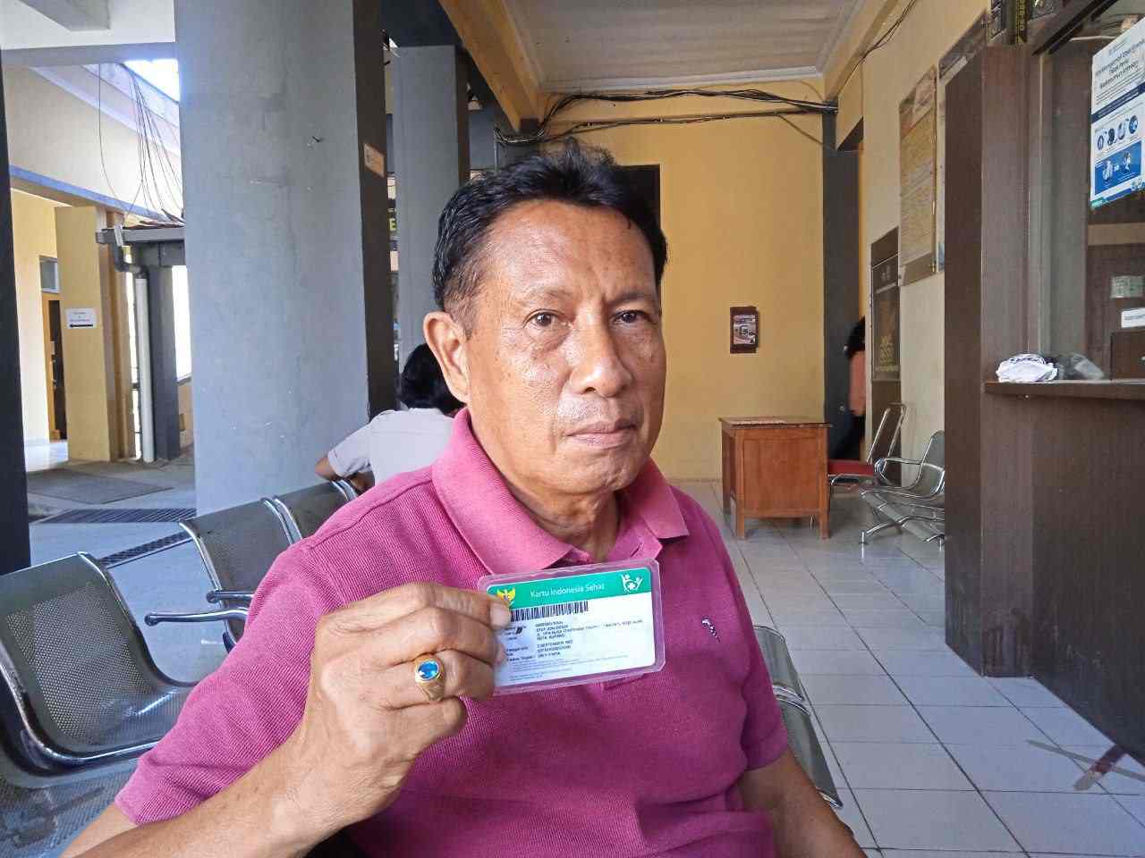 Stef Joni Didok (63) merupakan peserta Jaminan Kesehatan Nasional (JKN)