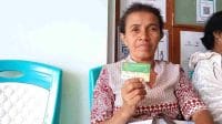 Gitrudis Tael (52), salah satu peserta JKN asal Kupang.