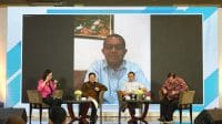 Wakil Ketua Komisi IX DPR RI, Emanuel Melkiades Laka Lena memberikan materi secara daring dalam kegiatan Media Workshop BPJS Kesehatan, Potret Satu Dekade Program JKN dan Tantangan Pemerintahan Baru, Rabu (25/9). HO-BPJS Kesehatan.