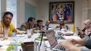 Serikat Media Siber Indonesia (SMSI) menggelar Focus Group Discussion (FGD) membahas soal OTT (Over-The-Top untuk masa depan merah Putih di Jakarta Selatan (9/11/2024)
