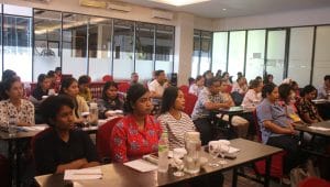 Pemerintah Kabupaten Kupang melalui Dinas Kesehatan menggelar kegiatan Pertemuan Evaluasi Intervensi Spesifik Stunting Tingkat Kabupaten Kupang, Jumat (8/11/2024) guna mempercepat upaya penurunan angka stanting. Foto Prokopim setda kabupaten kupang.