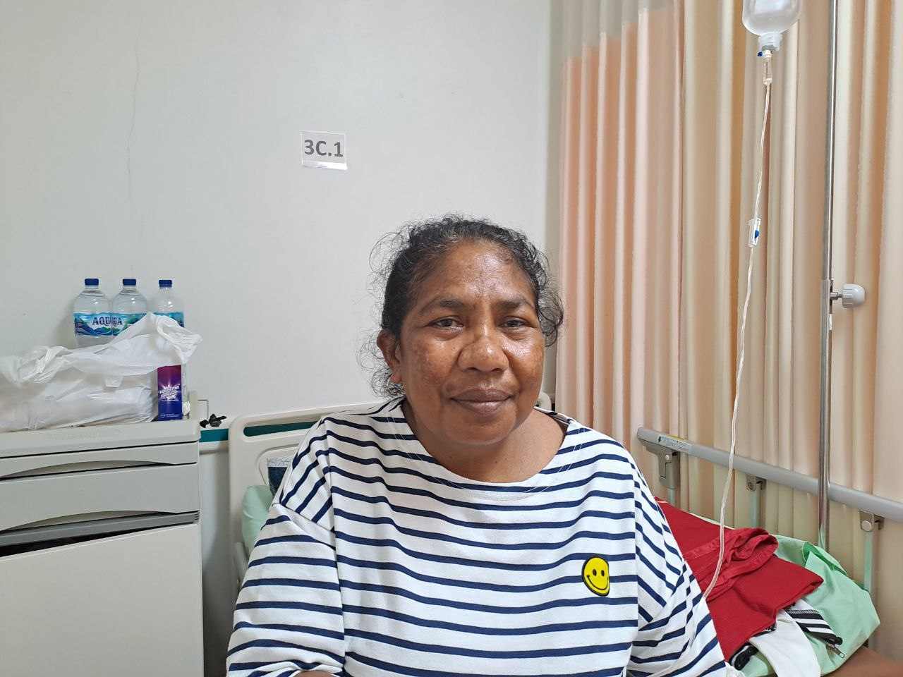 Dortia (54), salah satu peserta Jaminan Kesehatan Nasional (JKN) berdomisili di Oesapa