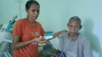 Yohana (43) salah satu peserta Program Jaminan Kesehatan Nasional (JKN) segmen Penerima Bantuan Iuran (PBI).