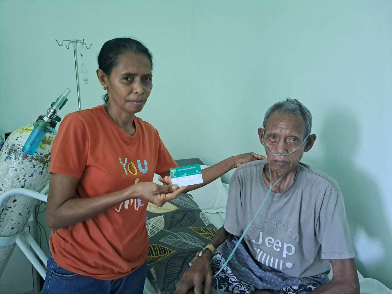 Yohana (43) salah satu peserta Program Jaminan Kesehatan Nasional (JKN) segmen Penerima Bantuan Iuran (PBI).