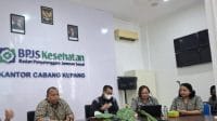 Kepala Badan Penyelengara Jaminan Sosial (BPJS) Kesehatan Kupang, Ario Trisaksono saat kegiatan media gatering di Kupang, Rabu (4/6).
