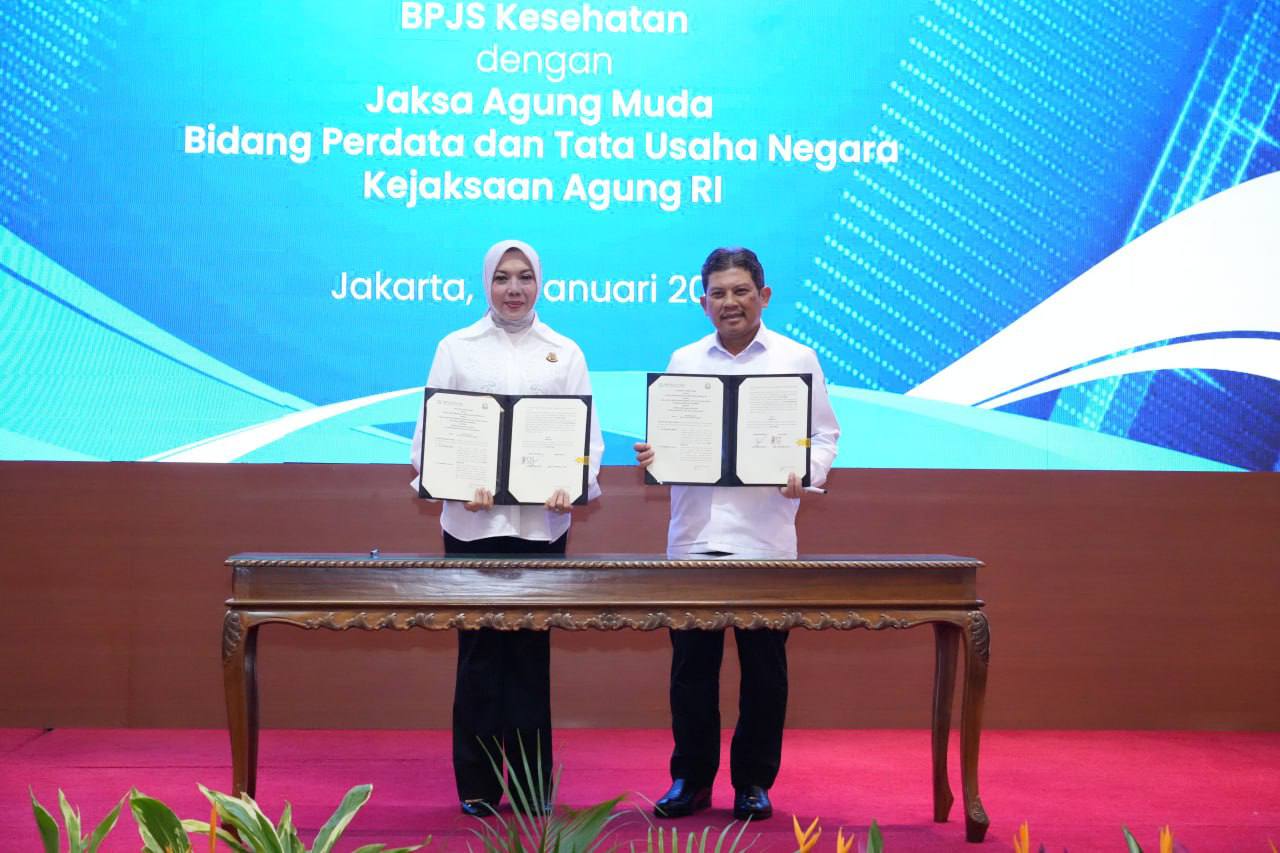 BPJS Kesehatan menjalin kerja sama dengan Jaksa Agung Muda Bidang Perdata dan Tata Usaha Negara (Jamdatun) Kejaksaan Agung Republik Indonesia sebagai langkah strategis memperkuat penanganan masalah hukum di bidang perdata dan tata usaha Negara
