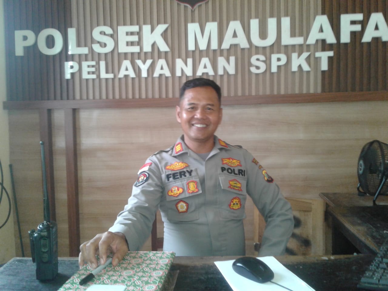 Foto/mediasintt.com- Kapolsek Maulafa AKP Fery Nur Alamsyah, S.H