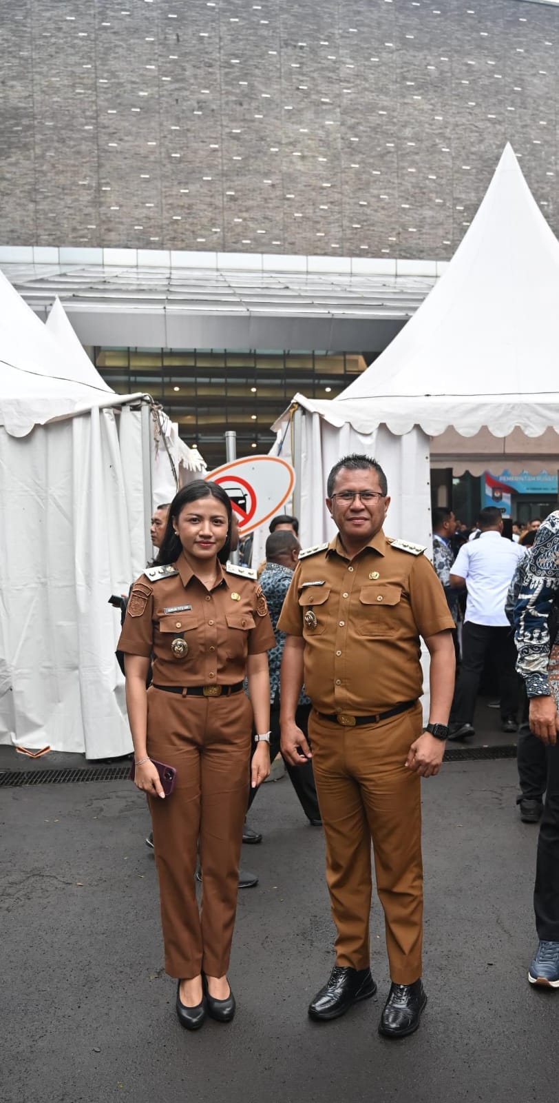 duet Bupati Kupang Yosef Lede dan Wakil Bupati Kupang Aurum Obe Titu Eki mengikuti Rapat Koordinasi Nasional (Rakornas) Pemerintah Pusat dan Daerah tahun 2026 yang dihadiri Presiden RI Prabowo Subianto di Sentul International Convention Center (SICC), Bogor, Senin (2/2/2026).