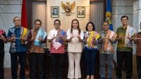 KETERANGAN FOTO /HO –HUMAS UNDANA - Rektor Undana, Prof. Dr. Ir. Jefri Semuel Bale, S.T., M.Eng melakukan audiensi strategis dengan Wakil Wali Kota Kupang, Serena Francis, di Kantor Wali Kota Kupang, Kamis (19/2).