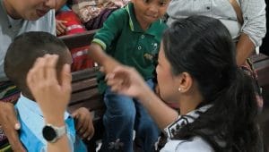 Wakil Bupati Kupang Aurum Titu Eki bersama Tim Percepatan Pencegahan Stunting Kabupaten Kupang melaksanakan kunjungan lapangan dan monitoring kegiatan Posyandu di Desa Kiuoni, Kecamatan Fatuleu, Rabu (18/02/2026).