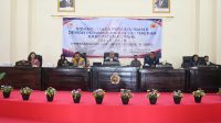 sidang3 KETERANGAN FOTO- Bupati Kupang, Yosef Lede menghadiri Sidang I Masa Persidangan II Tahun 2026 dengan agenda utama persidangan ini adalah penyampaian Laporan Keterangan Pertanggungjawaban (LKPJ) Bupati Kupang Tahun Anggaran 2025.