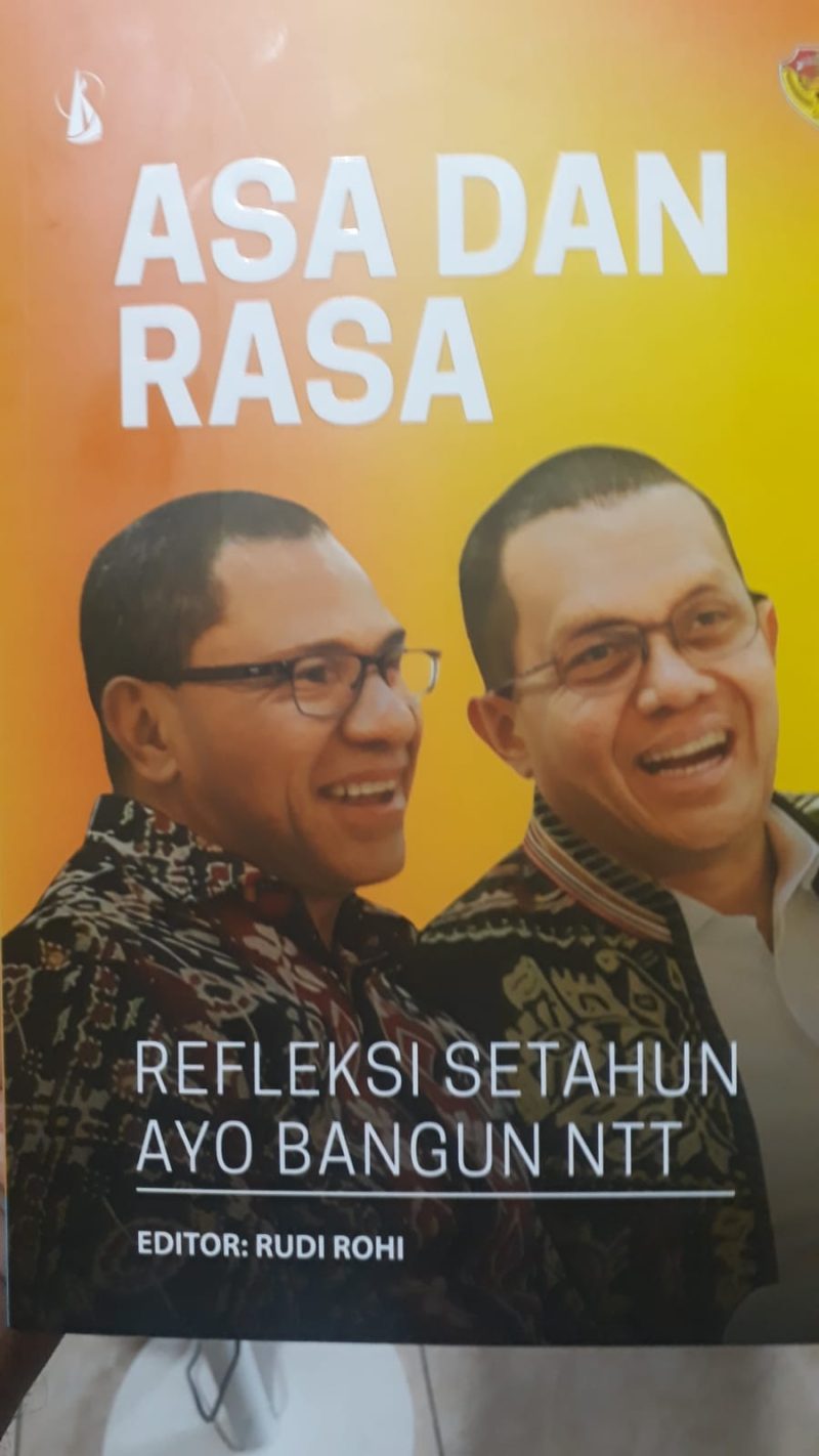 WhatsApp Image 2026-04-09 at 16.33.11 KETERANGAN FOTO/MEDIASINTT.COM/ADE - Beluncuran buku Asa dan Rasa: Refleksi Setahun Ayo Bangun NTT, yang menjadi potret awal perjalanan kepemimpinan Gubernur Melkiades Laka Lena bersama Wakil Gubernur Jhoni Asadoma, Kamis (9/4).