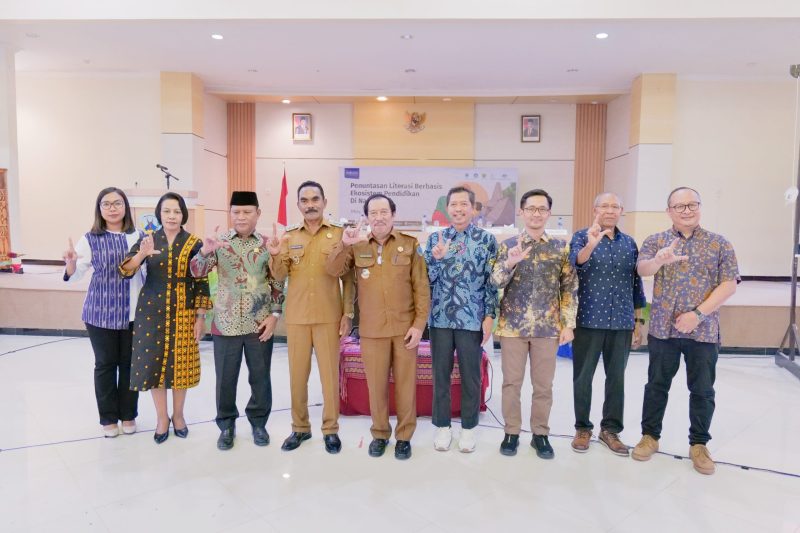 Lokakarya Penuntasan Literasi Berbasis Ekosistem Pendidikan yang melibatkan pemerintah daerah, kementerian, dan mitra pembangunan yang dilaksanakan INOVASI (Inovasi Untuk Anak Sekolah Indonesia) Kemitraan Australia dan Indonesia yang berlangsung di Mbay, Senin.