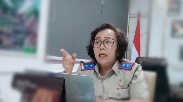 Kepala Kantor Wilayah ATR/BPN Provinsi NTT, F. Vivi Ganggas, S.H., M.A.P (foto mediasintt.com/beny)