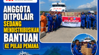 Pada Sabtu (29/8/2026) pukul 10.40 WITA, Kapal Polisi KP. SUKUR 3007 meninggalkan Dermaga Wuring, Kabupaten Sikka, menuju Pulau Pemana dengan membawa 100 dos paket sembako bantuan kemanusiaan dari Polda Sulawesi Selatan.