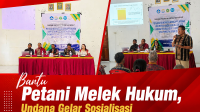 Kepala Desa Manusak, Arthur Ximenes, S.H membuka kegiatan penyuluhan terpadu bertajuk “Penyuluhan Hukum dan Pendampingan Perlindungan Lahan Pertanian Pangan Berkelanjutan (LP2B) di Kawasan Persawahan Oesao Kabupaten Kupang untuk Peningkatan Ekonomi Petani” di Kantor Desa Manusak, Kecamatan Kupang Timur, Kabupaten Kupang, pada 21 Agustus 2026.
