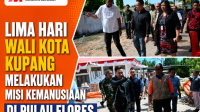 misi - Wali Kota Kupang, dr. Christian Widodo, selama lima hari menjalani misi kemanusiaan di daerah terdampak bencana gempa bumi di Pulau Flores. Foto Prokopim Setda Kota Kupang