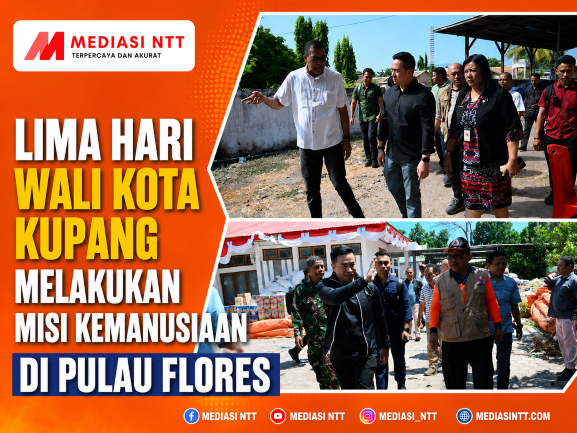 - Wali Kota Kupang, dr. Christian Widodo, selama lima hari menjalani misi kemanusiaan di daerah terdampak bencana gempa bumi di Pulau Flores. Foto Prokopim Setda Kota Kupang