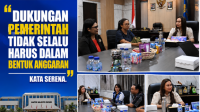 Wakil Wali Kota Kupang, Serena Cosgrova Francis, S.Sos., M.Sc., saat menerima audiensi Tim Pelayanan Konven Pelayan Kupang Daratan Semau di Ruang Kerja Wakil Wali Kota Kupang, Kamis (27/8). Foto Prokopim Setda Kota Kupang.