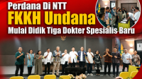 - Universitas Nusa Cendana (Undana) untuk pertama kali menerima tiga orang dokter dalam Program Pendidikan Dokter Spesialis (PPDS) Fakultas Kedokteran dan Kedokteran Hewan (FKKH), Sabtu