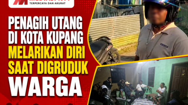 Warga Kelurahan Maulafa yang berprofesi sebagai Debbt Colektor ditangkap Polisi karena berupaya mengambil paksa sepeda motor milik warga.