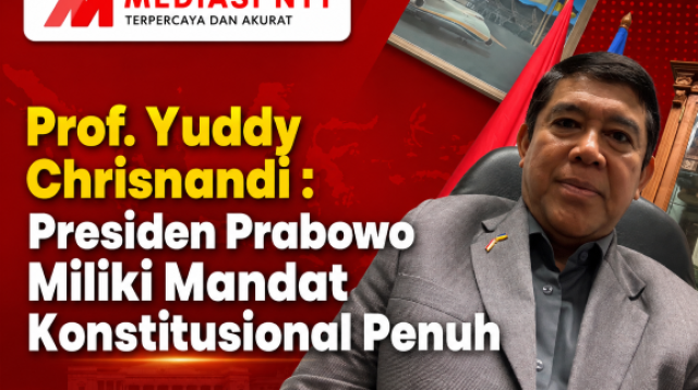 Guru Besar Ilmu Politik Universitas Nasional, Prof. Yuddy Chrisnandi,