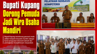 Bupati Yosef Lede membuka Pelatihan Vokasi Nasional Berbasis Kompetensi di UPTD Balai Pelatihan Oelnasi, Kec. Kupang Tengah ,Kabupaten Kupang, Selasa (1/9/2026) pagi.