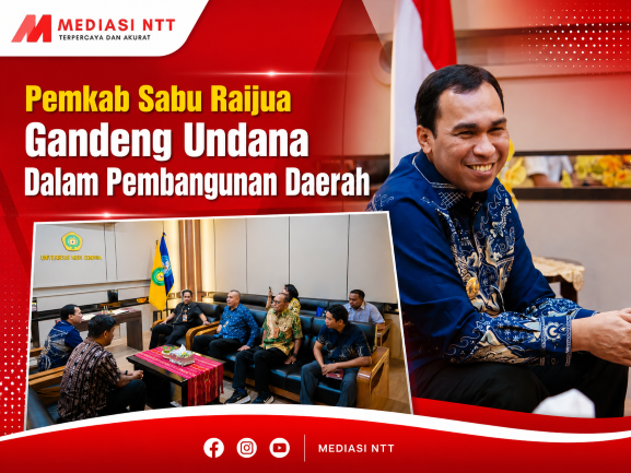 Universitas Nusa Cendana (Undana) resmi menandatangani nota kesepahaman (Memorandum of Understanding/MoU) dengan Pemerintah Kabupaten Sabu Raijua di Gedung Rektorat Undana, Kupang, pada Kamis (3/9/2026).