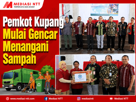 Pemerintah Kota Kupang mengelar rapat Koordinasi Pengelolaan Sampah Lingkup Kota Kupang yang digelar di Aula Rumah Jabatan Wali Kota Kupang, Kamis (3/9).