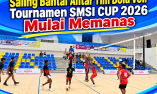 PJKR UKAW Bantai Fakultas Hukum Tiga Set Pembukaan SMSI CUP I 2026