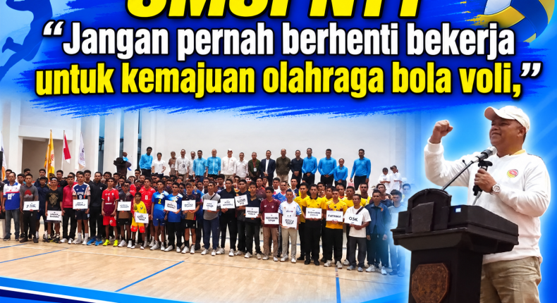Pemda NTT Dan PBVSI  Apresiasi SMSI Gelar Turnamen Bola Voli