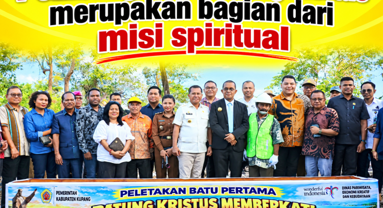 Mega Proyek Patung Kristus  Mulai Dibangun Di Semau, NTT