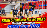 SMKN 5 Kupang Taklukan SMA 5  Dalam Tiga Set