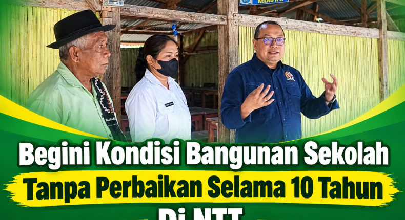 Winston Rondo Prihatin, Bangunan Sekolah Dibiarkan 10 Tahun Tanpa Perbaikan