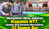 Mengakhiri Masa Tugas Di NTT, Komjen Rudi Darmoko Resmikan 33 Sumur Bor